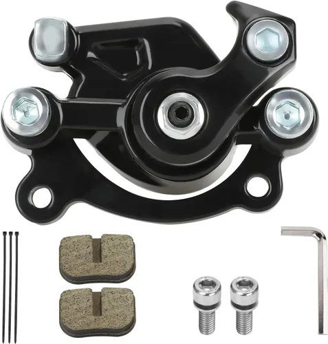 FVRITO Pinza de freno de disco delantera con pastillas de freno compatible con SYX Moto 50cc Dirt Bike SSR X-Pro Mototec Coolster Apollo 47cc 49cc 2