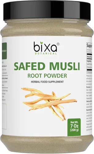 Vista 5 de bixa BOTANICAL Polvo de raíz pellitory Anacyclus Pyrethrum/Akarkara Suplemento de hierbas ayurvédicas Sin gluten, sin OMG, tratado al vapor