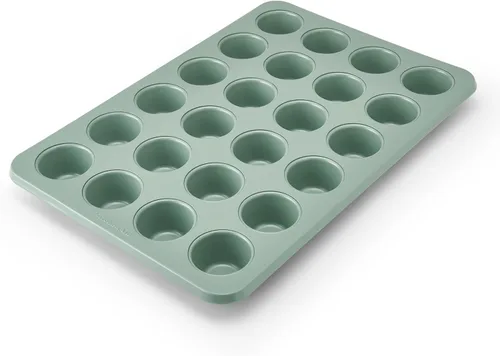 Vista 22 de KitchenAid Molde antiadherente de acero aluminizado de ingeniería suiza, apto para lavavajillas, agave, 12 tazas