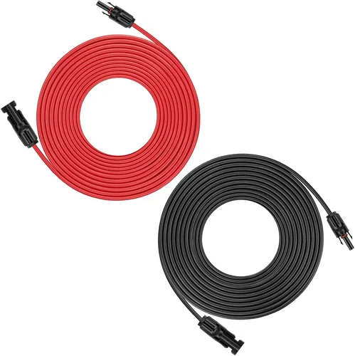 Vista 9 de iGreely - Cable de extensión solar de 10 pies y 10 AWG con conector macho y hembra de panel solar, adaptador de panel solar