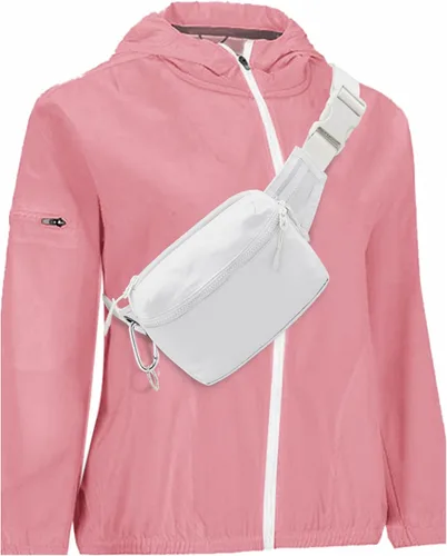 Riñonera, bolsos cruzados para mujer a la moda, mini bolsa de cinturón, chalecos de moda, bolsa bandolera para hombre, blanco ((Q-White)
