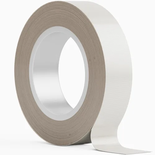 Vista 23 de Cinta de teflón, 1 pulgada x 33 pies x 0,18 mm, cinta de baja fricción, cinta adhesiva de alta temperatura, resistente a la abrasión, protección