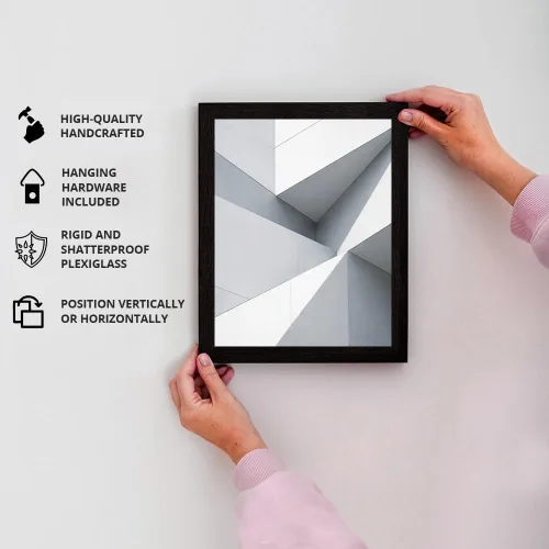 Vista 5 de Craig Frames, juego de marcos para fotos multipieza, varias opciones de estilo y tamaño, color negro