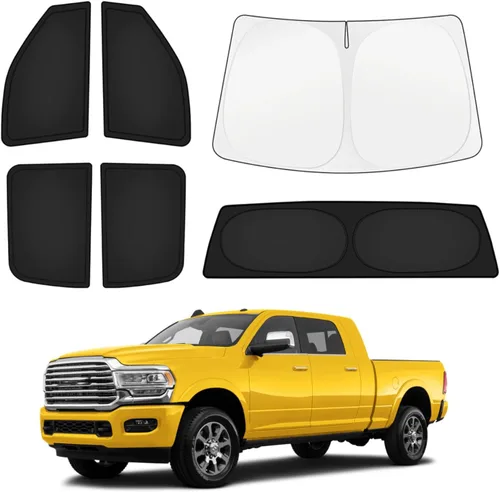 Vista 105 de KUST Parasol para parabrisas para Volkswagen VW Taos 2022-2025 2026, accesorios para ventana, protector de visera solar, plegable, bloquea los rayos