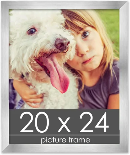 Vista 199 de Marco de madera de peltre plateado de 3 x 4 pulgadas, acrílico UV, respaldo de tablero de espuma y accesorios para colgar, marco de 3 x 4 pulgadas