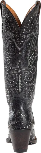 Vista 3 de Johnny Ringo JRS806-8X Botas occidentales para mujer de cuero negro