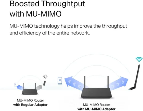 Vista 4 de TP-Link - Adaptador USB WiFi para PC de escritorio, AC1300 USB 3.0, adaptador de red inalámbrica de doble banda con antena de alta ganancia