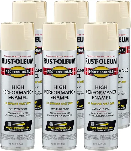 Vista 17 de Rust-Oleum 7515838 Pintura en aerosol de esmalte profesional de alto rendimiento, 14 onzas, aluminio