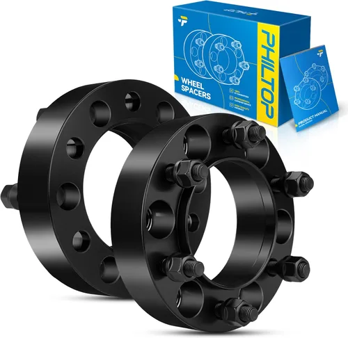 Vista 94 de PHILTOP 4x100 1.25" Espaciadores de rueda para Yaris, 2 piezas de espaciadores de rueda centrados en buje con 54.1mm de diámetro interior del buje