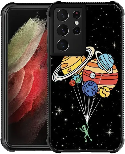 Vista 21 de Funda compatible con Samsung Galaxy A53 5G, sistema solar de globo alienígena, diseño de patrón increíble, a prueba de golpes, antiarañazos, carcasa