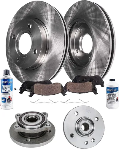 Vista 95 de Detroit Axle - Kit de 4 piezas de manguetas de dirección para Honda Civic 2006-2011, 2 manguetas de dirección delanteras y bujes de ruedas