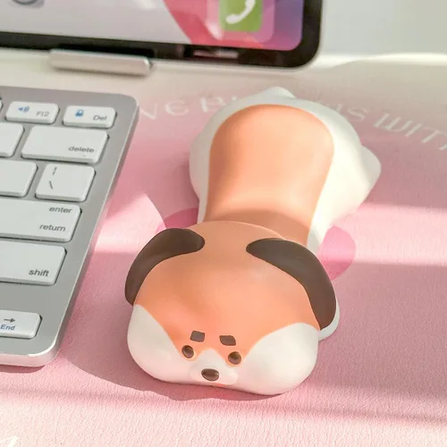 Vista 11 de Cityhermit Lindo soporte de reposamuñecas para mouse, reposabrazos de computadora para escritorio, ergonómico, kawaii, suministros de oficina