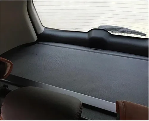 Vista 5 de Cubierta de carga trasera para maletero compatible con Toyota RAV4 RAV-4 2013-2019, cortina de división, persianas de privacidad, accesorio de Beige