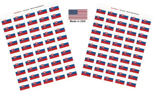 Vista 200 de 100 calcomanías de la bandera de Afganistán, dos hojas de 50, 1.5" x 1" hechas en Estados Unidos, calcomanías autoadhesivas para álbum de recortes