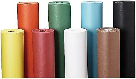 Vista 3 de Pacon Rainbow, papel kraft ligero con acabado dual, 36 pulgadas x 1000 pies. (alto)., Canario