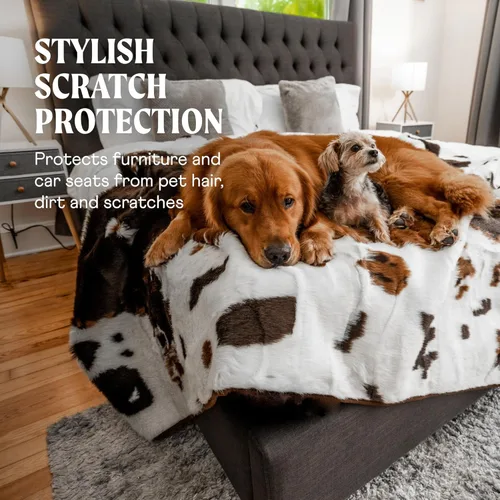 Vista 3 de PupProtector - Manta impermeable para perros y gatos, funda de manta para mascotas para sofás, sillones, camas, asientos de automóvil, muebles, piel