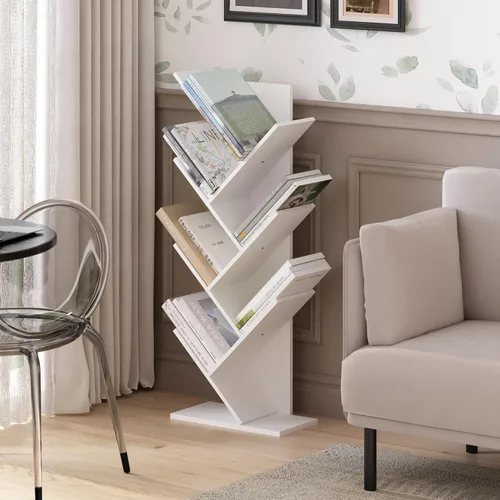 Vista 155 de Furinno - Estantería de cubos de 5 niveles serie Luder para libros y almacenamiento, color negro