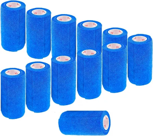 Vista 39 de Cinta adhesiva para veterinarios (negro) (paquete de 2) (3 pulgadas x 15 pies), autoadhesiva, adherente, cohesiva, flexible, autoadhesiva, rollo