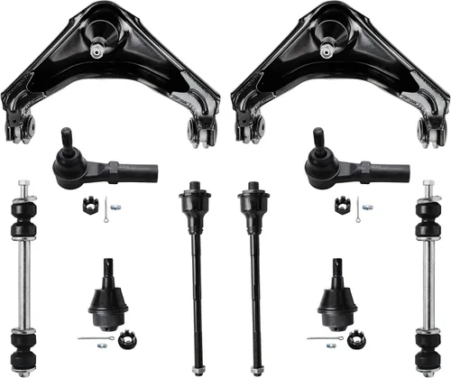 Vista 818 de Detroit Axle - Kit de suspensión delantera de 10 piezas para Hyundai Accent 2006-2011, 2 brazos de control inferiores, 4 barras de acoplamiento