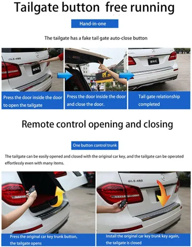 Vista 5 de Portón trasero eléctrico compatible con VOLVO XC40 2018-2023 Kit de soporte de elevación, normal