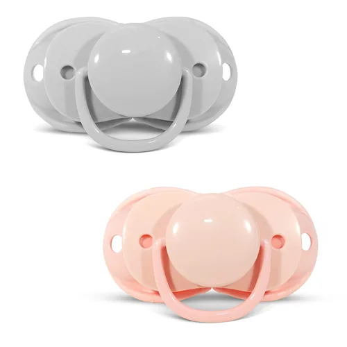 Vista 15 de RaZbaby Keep-It-Kleen - Paquete de 2 chupetes para bebé, se cierra cuando se cae, pezón de ortodoncia de silicona sin BPA, ideal para viajes
