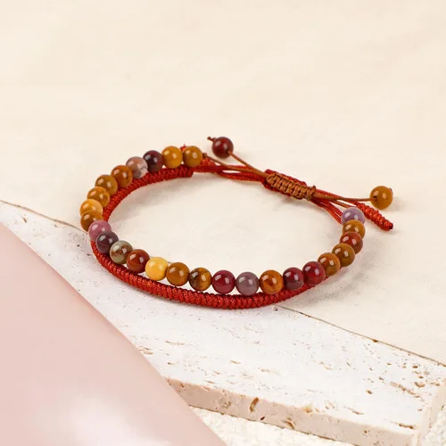 Vista 248 de LPBeads Pulsera de piedra natural hecha a mano de tamaño ajustable