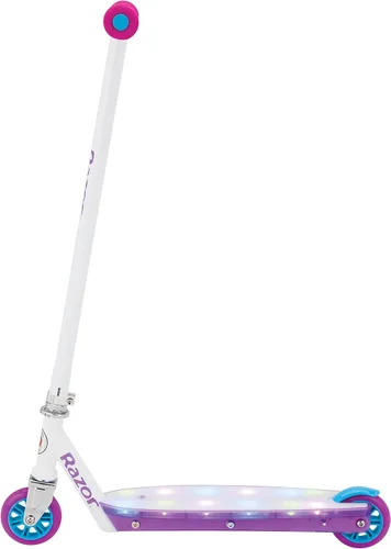 Vista 4 de Razor Party Pop Kick Scooter – Cubierta con luz LED multicolor, marco de acero ligero, para niños a partir de 6 años