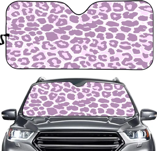 Vista 15 de FUSURIRE American Flag Eagle Print Windshield Sunshade for Car Universal Front Window Visor Cover Block Sun and Heat Summer Berry Women's Car