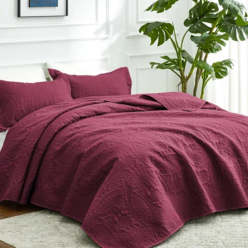 Vista 41 de Edredón de cama tamaño queen Love's cabin, color azul, para cama de verano, de microfibra ligera, estilo moderno, para todas las estaciones, 3