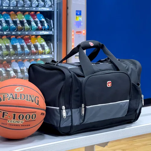 Vista 7 de Bolsa de lona SwissGear Apex para viajes y gimnasio con sistema de cordón elástico