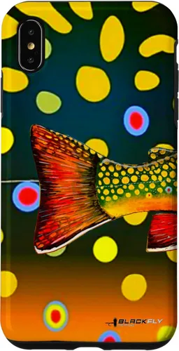 Vista 11 de Brook Trout Fly Fishing Trout Skin Phone Case by Black Fly Case for iPhone 17