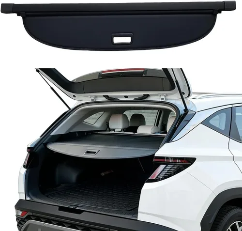 Vista 11 de Vesul, cubierta retráctil para baúl trasero compatible con Toyota RAV4 2013-2018, protector de seguridad, pantalla de privacidad para equipaje
