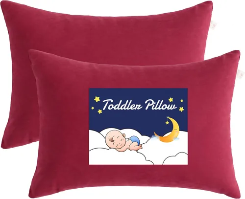 Vista 18 de NTBAY Tiny Pillows, almohada de microfibra alternativa de plumón de 7 x 11 pulgadas para viajes, mascotas, suave lavable a máquina, almohadas