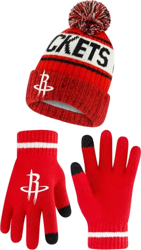 Vista 20 de Ultra Game NBA - Gorro de invierno súper suave para niños y niñas, con guantes de pantalla táctil extra cálidos