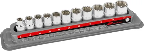 Vista 9 de Ingersoll Rand 11 Pc. Juego de llaves de vaso profundo de 1/4 pulgadas - Métrico 6 Pt.- 752045X