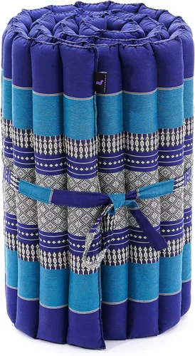 Vista 627 de Leewadee colchón tailandés enrollable para cama de invitados, tapete de yoga, para masaje tailandés, ecológico, orgánico y natural.