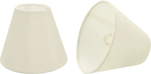 Vista 8 de Aspen Creative 32123-6A - Juego de lámparas de araña con clip con forma de imperio pequeño (paquete de 6), diseño de transición en marfil, 6