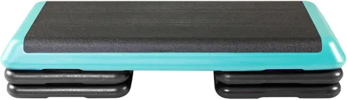 Vista 9 de La Plataforma de Ejercicio STEP Original, Escalón de Tamaño de Gimnasio para Ejercicio en Casa con 4 Elevadores Apilables para Ajustes de Altura