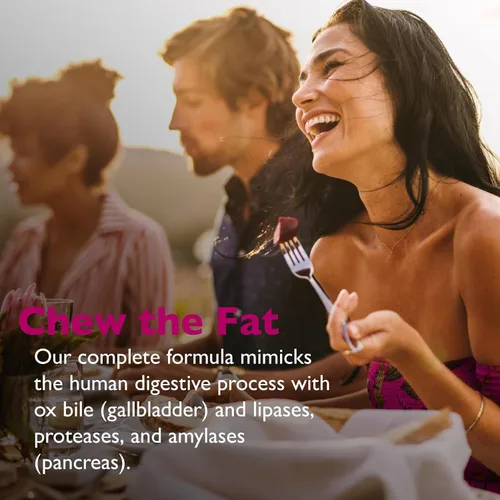 Vista 5 de AST Enzymes Lipase-HP Plus - 90 cápsulas vegetarianas - Enzimas digestivas para alimentos grasos - Fórmula de enzimas digestivas de dieta cetogénica