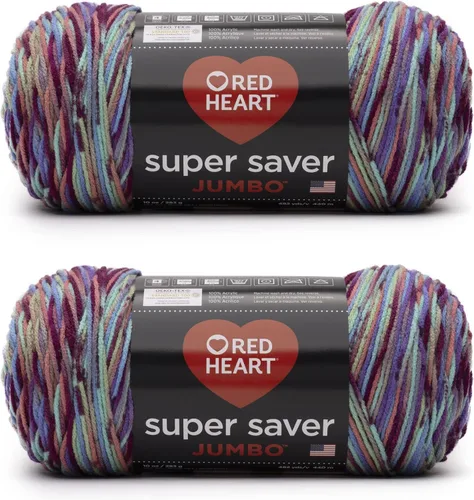 Vista 42 de Red Heart Super Saver - Ovillo de lana jumbo, color blanco suave, 2 unidades (paquete de 1)