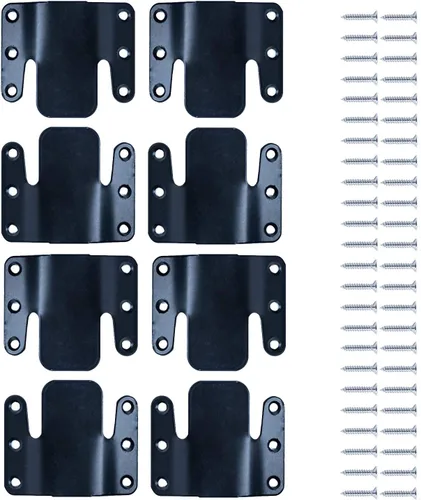 Vista 8 de LazyMe Soporte Conector Entrelazante Universal para Sofá Seccional con Herrajes - 2 Juegos, 4 Piezas