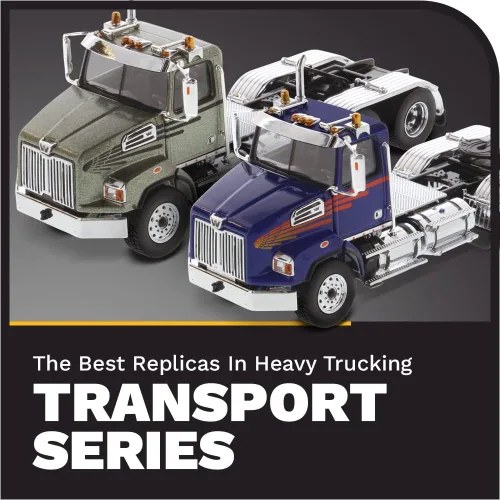 Vista 7 de Diecast Masters Western Star 4700 SB Tandem Day Cab Truck-Tractor - Verde Oliva Metálico Especificaciones de camiones reales Escala 1:50