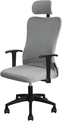 Vista 70 de Forcheer - Fundas elásticas para reposabrazos de silla de oficina, resistentes al agua, de Spandex y Jacquard, para sillas de oficina y computadora