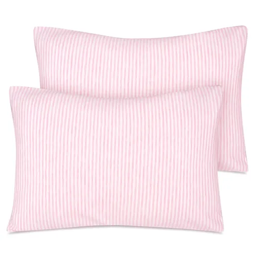 Vista 19 de Zenssia Fundas de Almohada de Algodón Orgánico para Niños Pequeños, Paquete de 2, Fundas de Almohada de Viaje de 13x18 Pulgadas con Cierre de Sobre