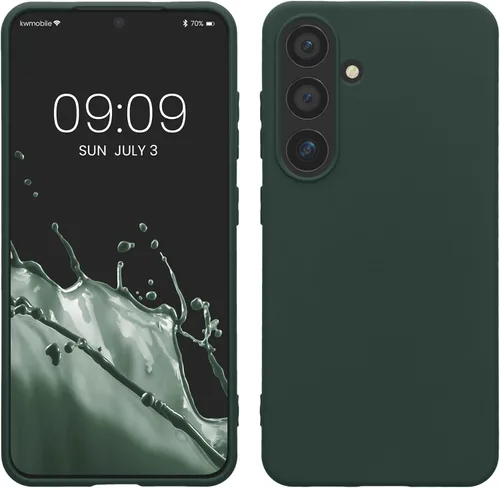 Vista 117 de kwmobile Funda compatible con Samsung Galaxy S23 - Funda protectora de silicona TPU suave y delgada - Piedra antigua