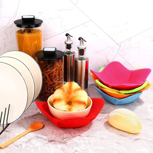 Vista 6 de Patelai Juego de 8 recipientes para microondas acogedores para comida caliente, de 7.5 pulgadas, aptos para microondas, multiusos, a prueba