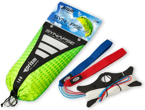 Vista 8 de Prism Kite Technology Synapse Cometa de parafoil de doble línea: una cometa de nivel de entrada ideal para niños y adultos para kiting de doble línea