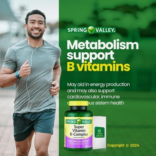 Vista 6 de Super Vitamina B Complex Tablets 250 + Spring Super Vitamina B Complex Tabletas Suplemento Dietético Paquete Exclusivo Better Ligth&Spring Guide