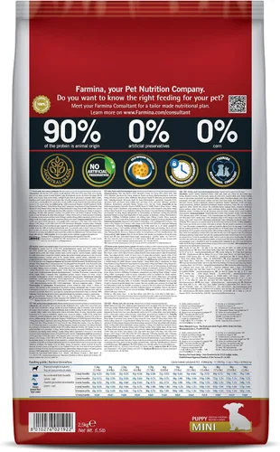Vista 2 de Farmina - Alimento seco para perros adultos sin granos con calabaza, pollo y granada, mini raza