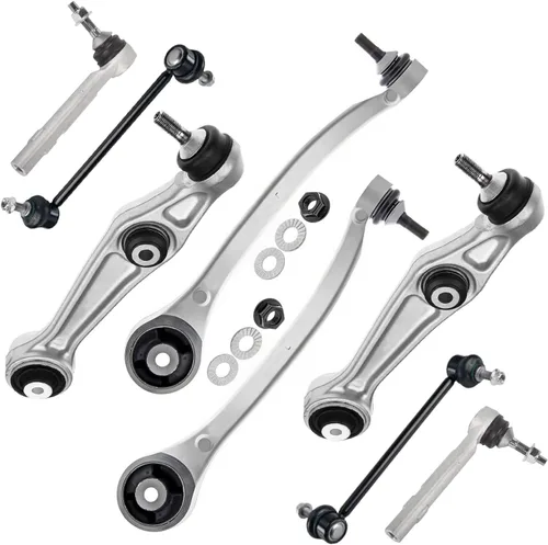 Vista 83 de Detroit Axle - Kit de brazos de control delanteros de 8 piezas para Toyota Sienna 2004-2010, 2 brazos de control inferiores con rótulas, 4 barras
